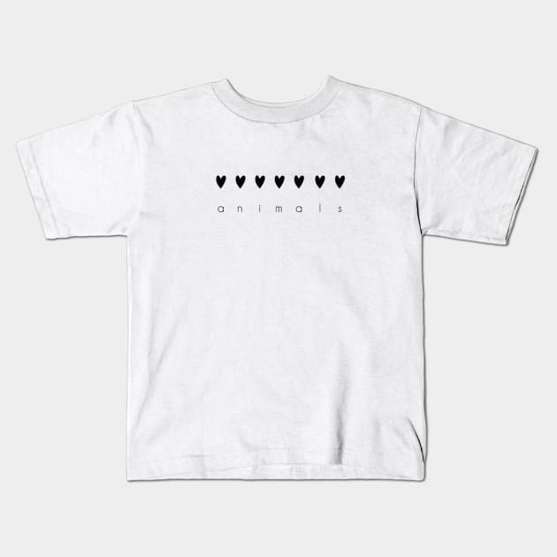 animals Kids T-Shirt by teeco